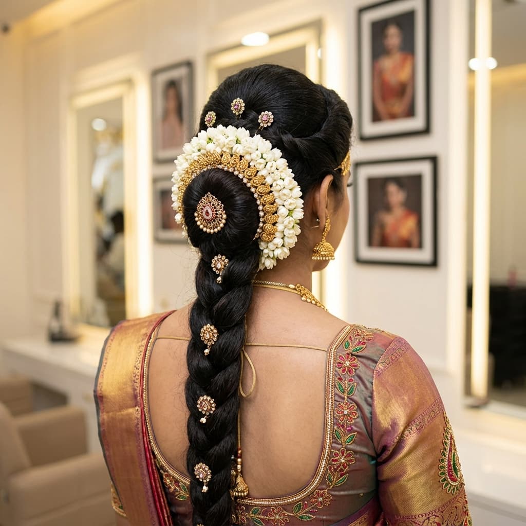 Creative Bridal Hairstyle