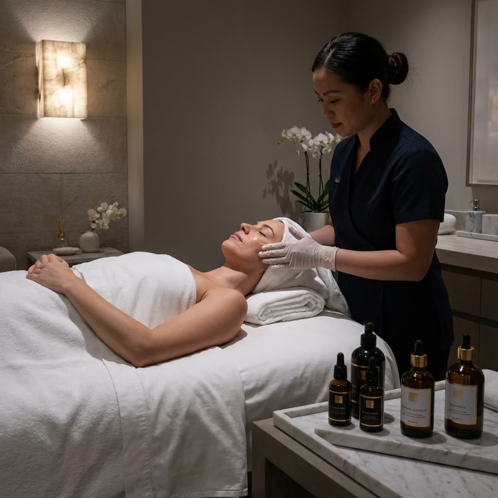 Luxury Skin Care Treatment Room
